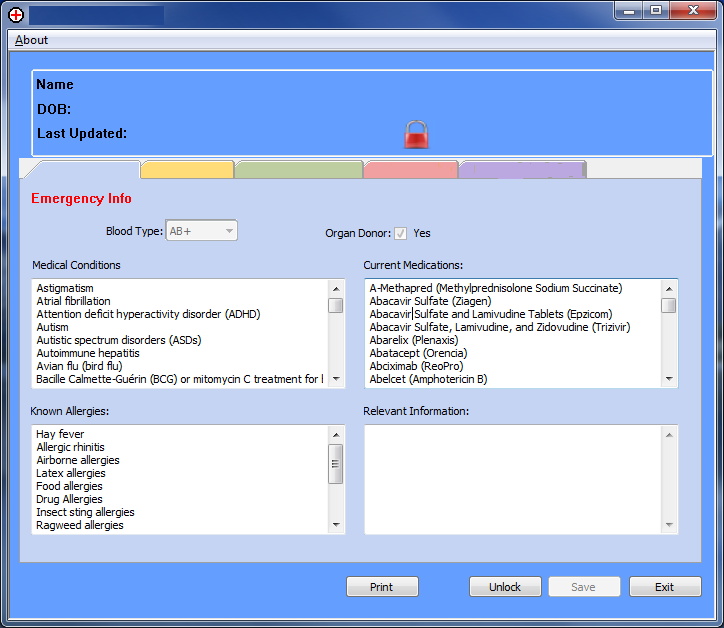 Tutis Emergency Medical Application