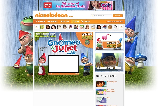 Gnomeo and Juliet  Nickelodeon