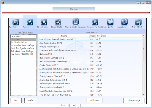 Menu Builder