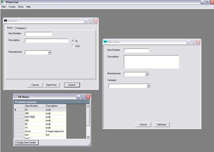 Pricing Application